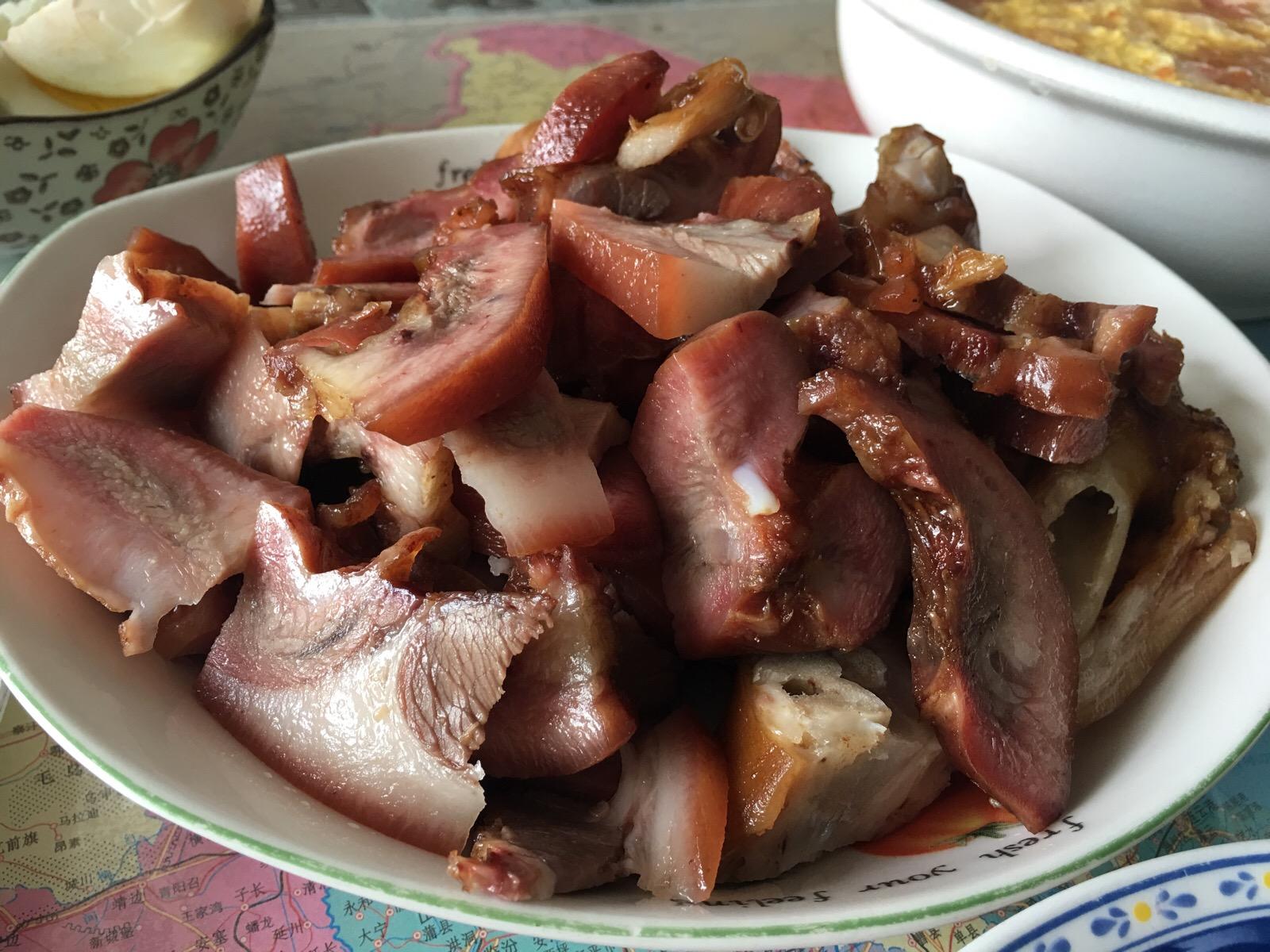 青椒炒猪头肉
